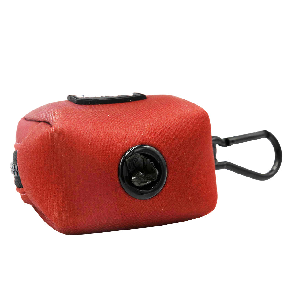 Dog Waste Bag Holder - Burgundy