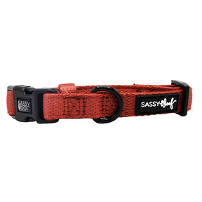 Dog Collar - Burgundy