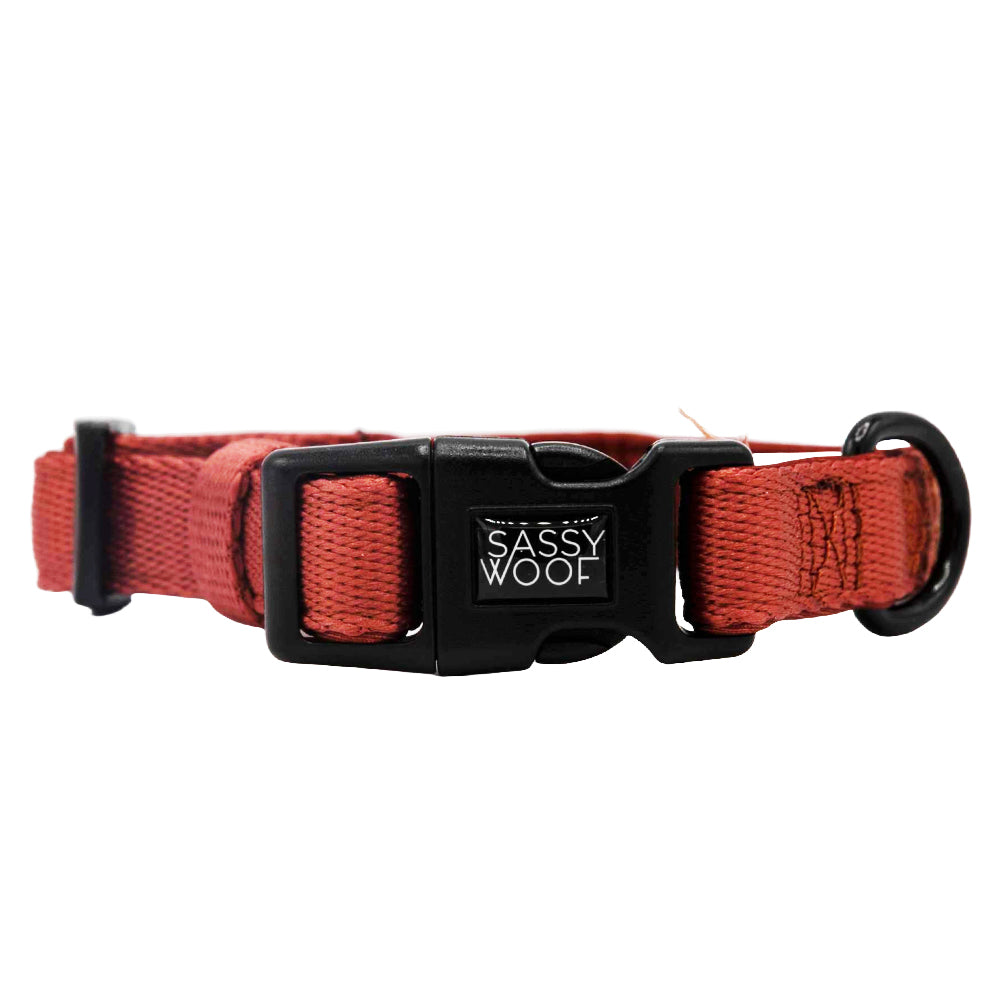 Dog Collar - Burgundy