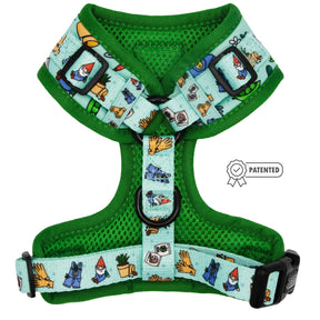 Dog Adjustable Harness - Chillin with my Gnomies