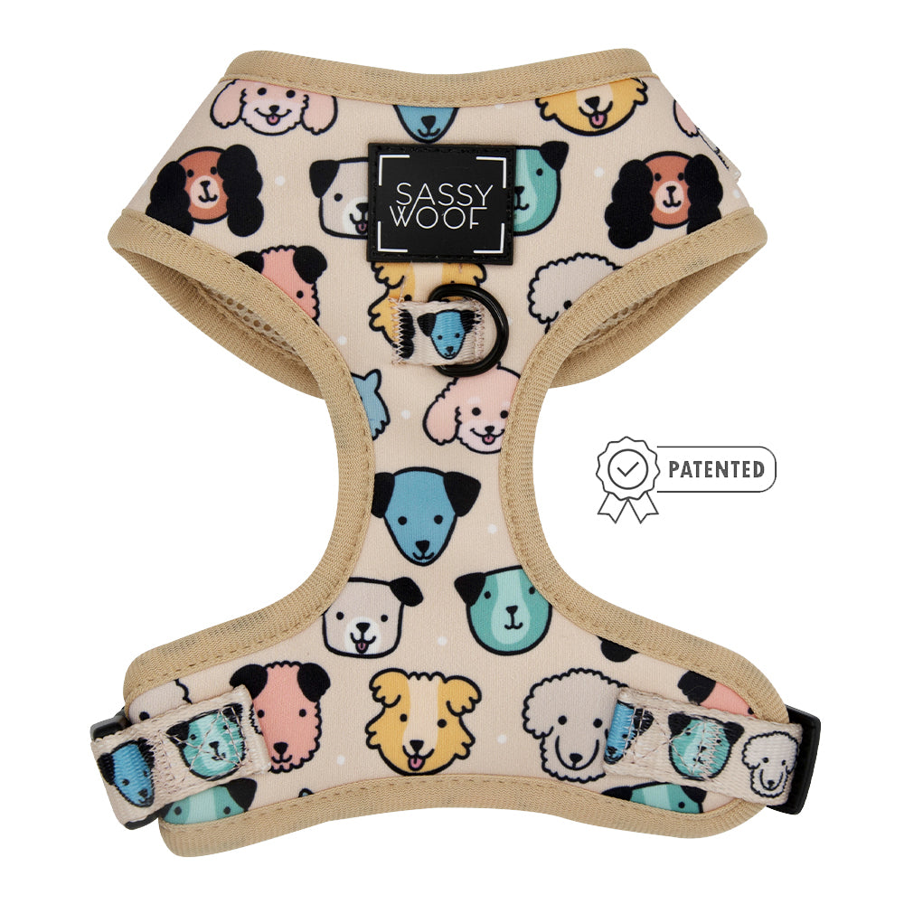 Dog Adjustable Harness - Mixed With Love