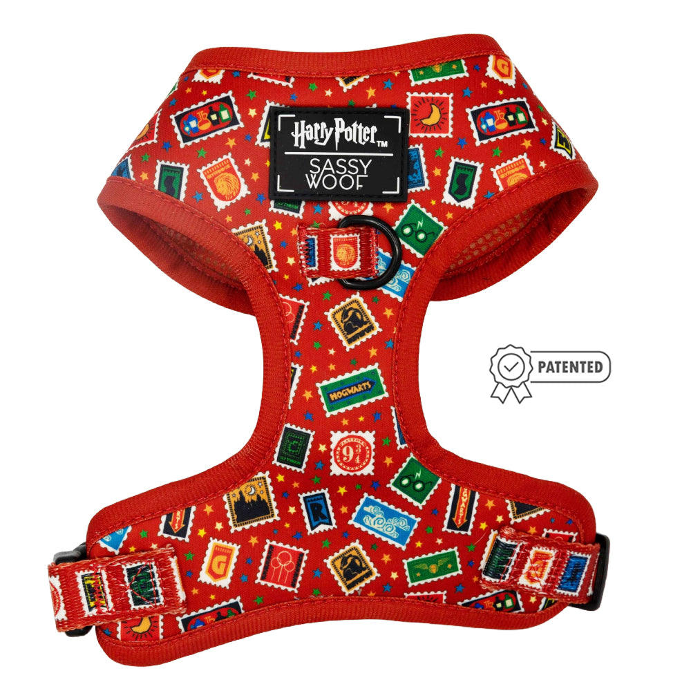 Dog Adjustable Harness - Harry Potter™ Stamps