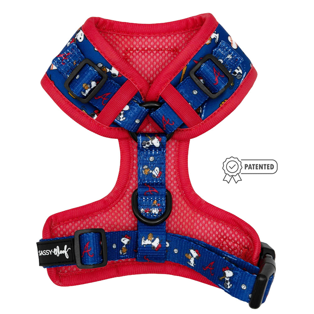 Dog Adjustable Harness - MLB x Peanuts™ Atlanta Braves™
