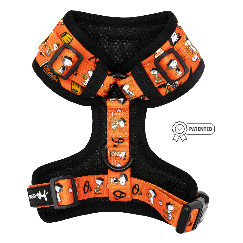 Dog Adjustable Harness - MLB x Peanuts™ Baltimore Orioles™