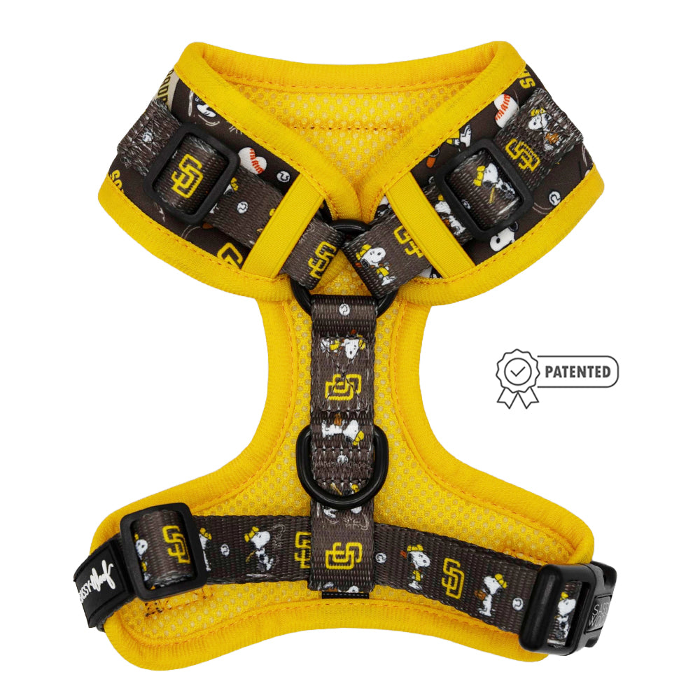 Dog Adjustable Harness - MLB x Peanuts™ San Diego Padres™
