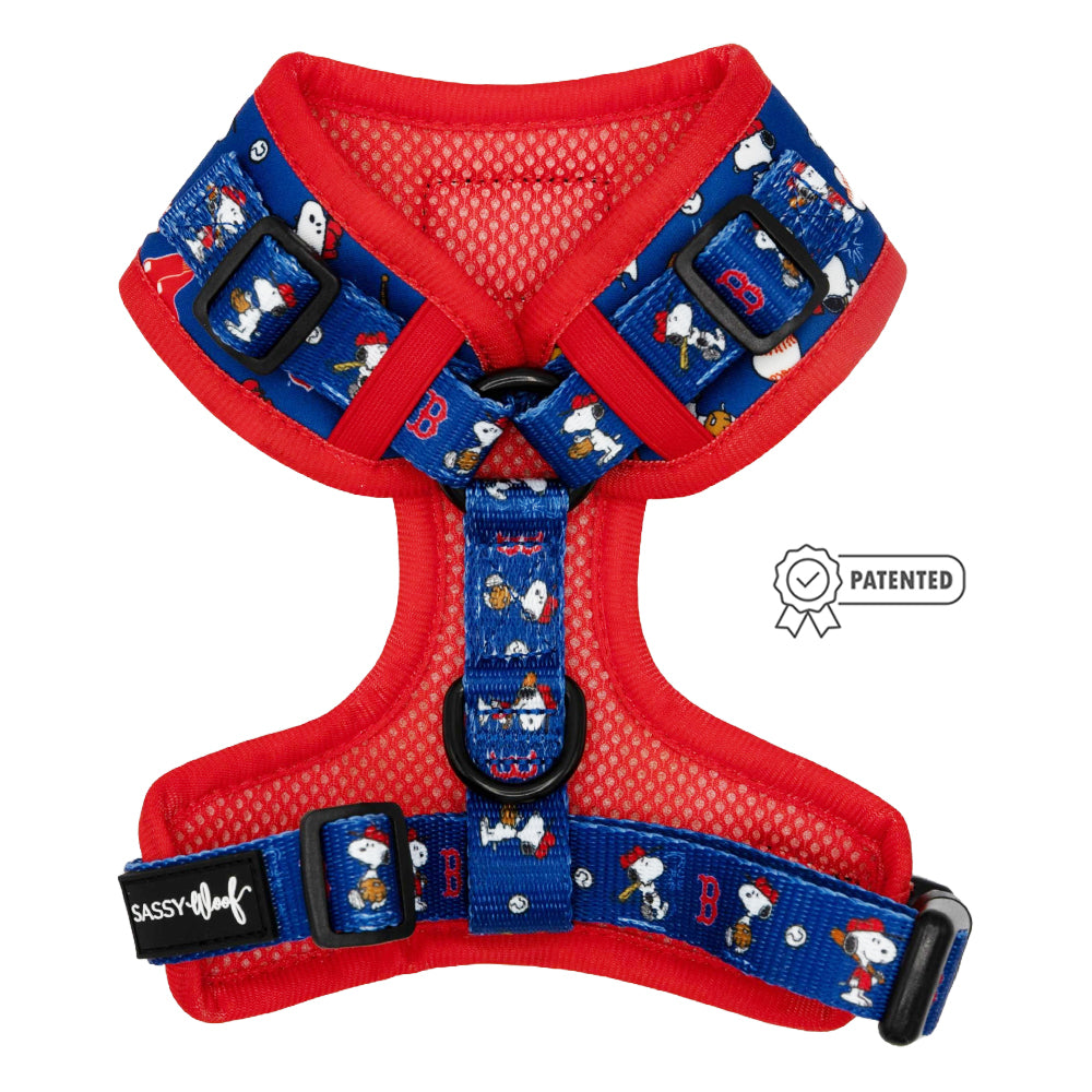 Dog Adjustable Harness - MLB x Peanuts™ Boston Red Sox™