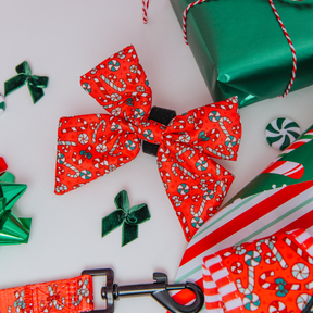 Dog Sailor Bow - Puppermint Twist