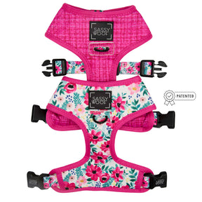 Dog Reversible Harness - Floral Frenzy