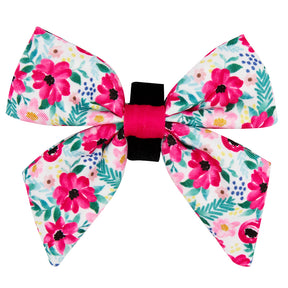 Dog Sailor Bow - Floral Frenzy