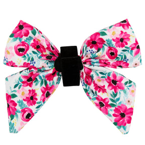 Dog Sailor Bow - Floral Frenzy