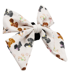 Dog Sailor Bow - Spunky Shih Tzus