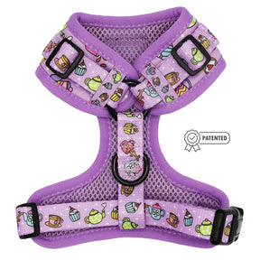 Dog Adjustable Harness - Tea Pawty