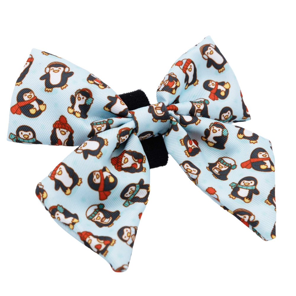 Dog Sailor Bow - Winter Waddleland