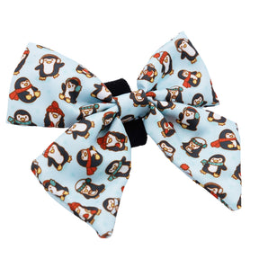 Dog Sailor Bow - Winter Waddleland