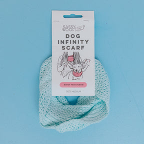 Dog Infinity Scarf - Blue