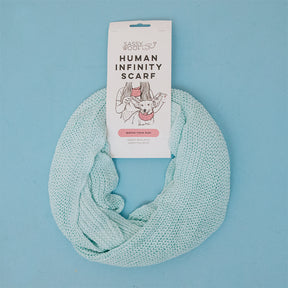 Human Infinity Scarf - Blue