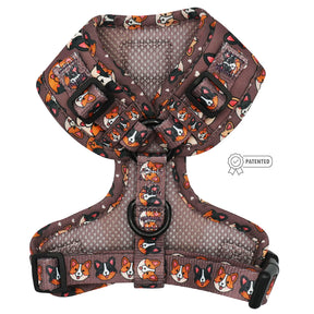 Dog Adjustable Harness - Cuddly Corgis