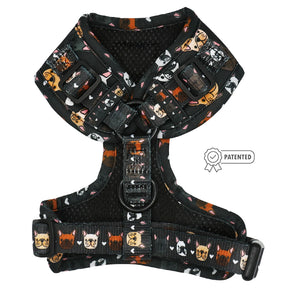 Dog Adjustable Harness - Fab Frenchies