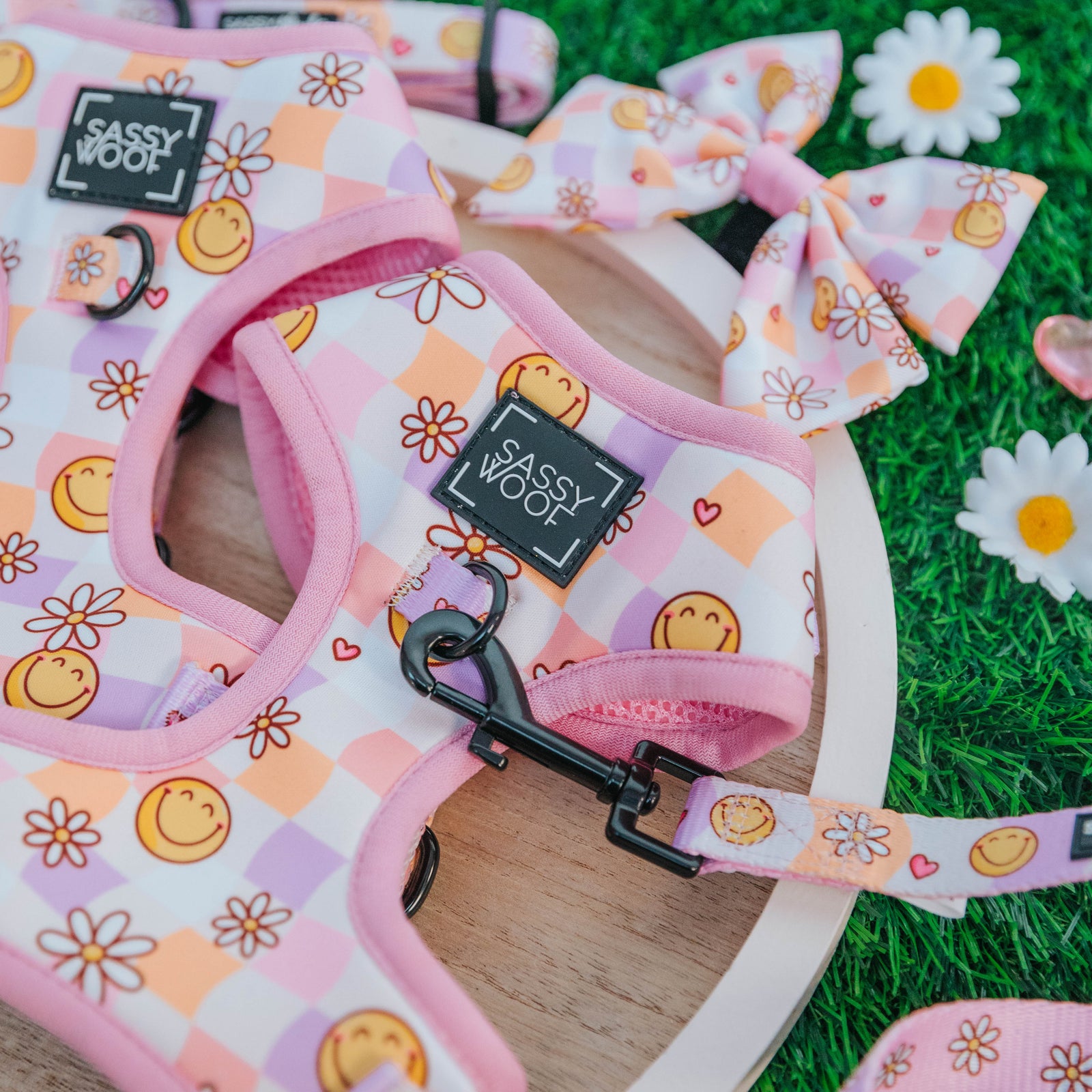 Dog Adjustable Harness Daisy Me Rolling Sassy Woof Product