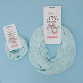 Bundle - Dog Infinity Scarf & Human Infinity Scarf