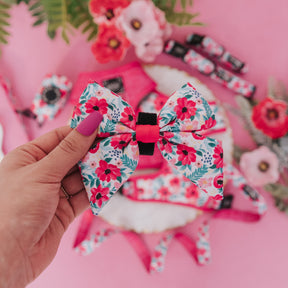 Dog Sailor Bow - Floral Frenzy