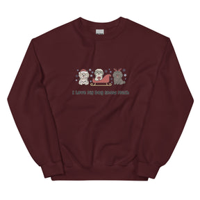 Sweatshirt - I Love My Dog Snow Much (Shih Tzu)