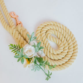 Dog Leash Flower Accessory