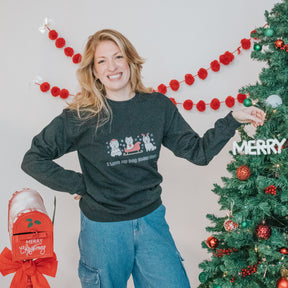 Sweatshirt - I Love My Dog Snow Much (Westies)