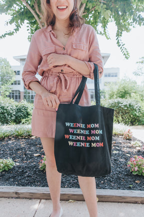 Weenie Mom Tote Bag
