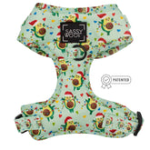 Dog Adjustable Harness - Jingle Bell Guac