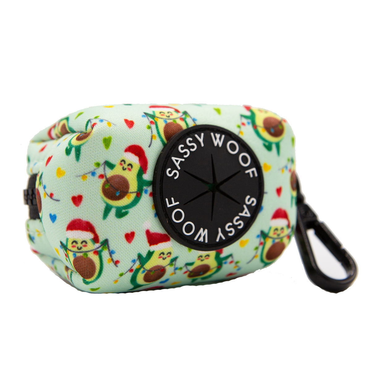 Dog Waste Bag Holder - Jingle Bell Guac
