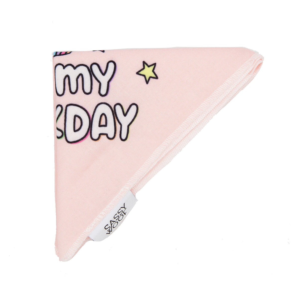 Dog Bandana - Barkday Pink