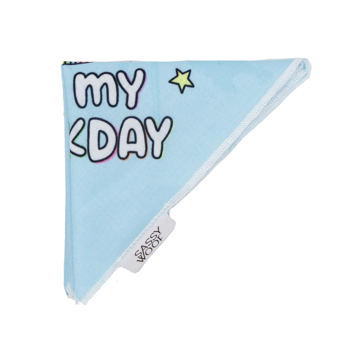 Dog Bandana - Barkday Blue