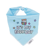 Dog Bandana - Barkday Blue