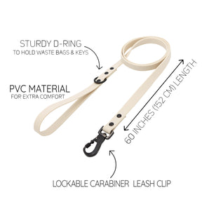 Dog Waterproof Leash - Beige