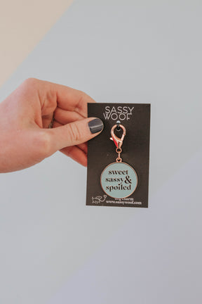 Dog Collar Tag - Sweet, Sassy, and Spoiled