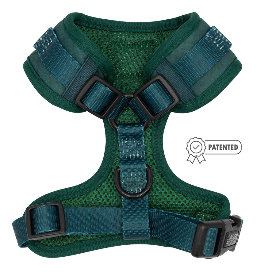 Dog Adjustable Harness Forest Sassy Woof Product