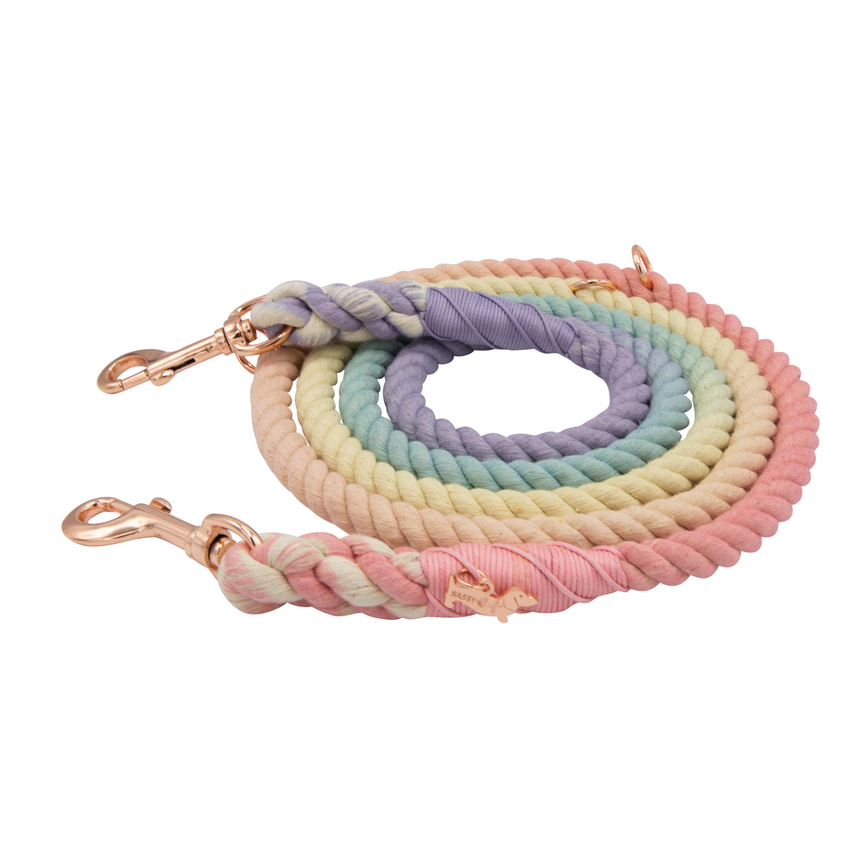 Hands Free Rope Leash - Rainbow Bright