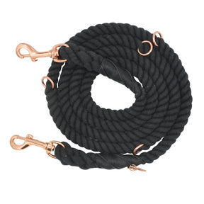 Hands Free Rope Leash - Noir