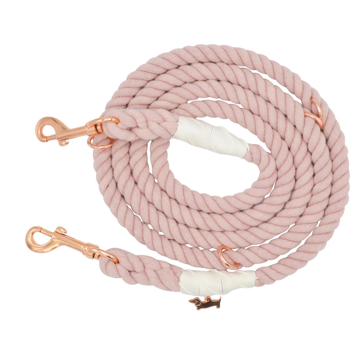 Hands Free Rope Leash - Rose All Day