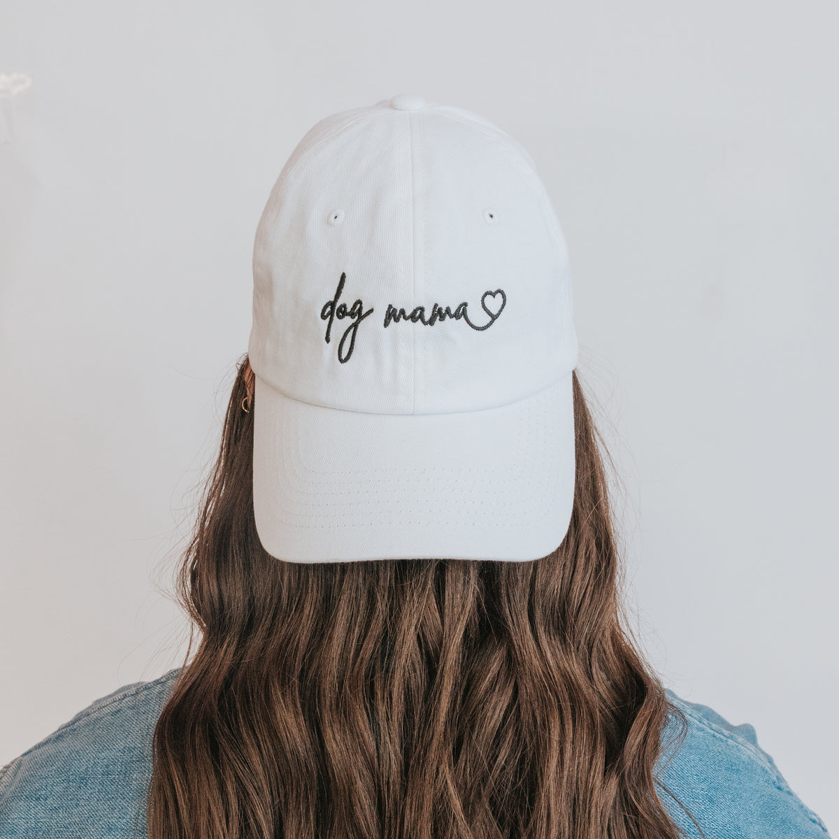 Dog Mama Hat - White