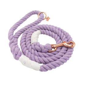 Dog Rope Leash - Lavender