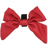 Dog Sailor Bow - Merlot