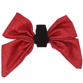 Dog Sailor Bow - Merlot