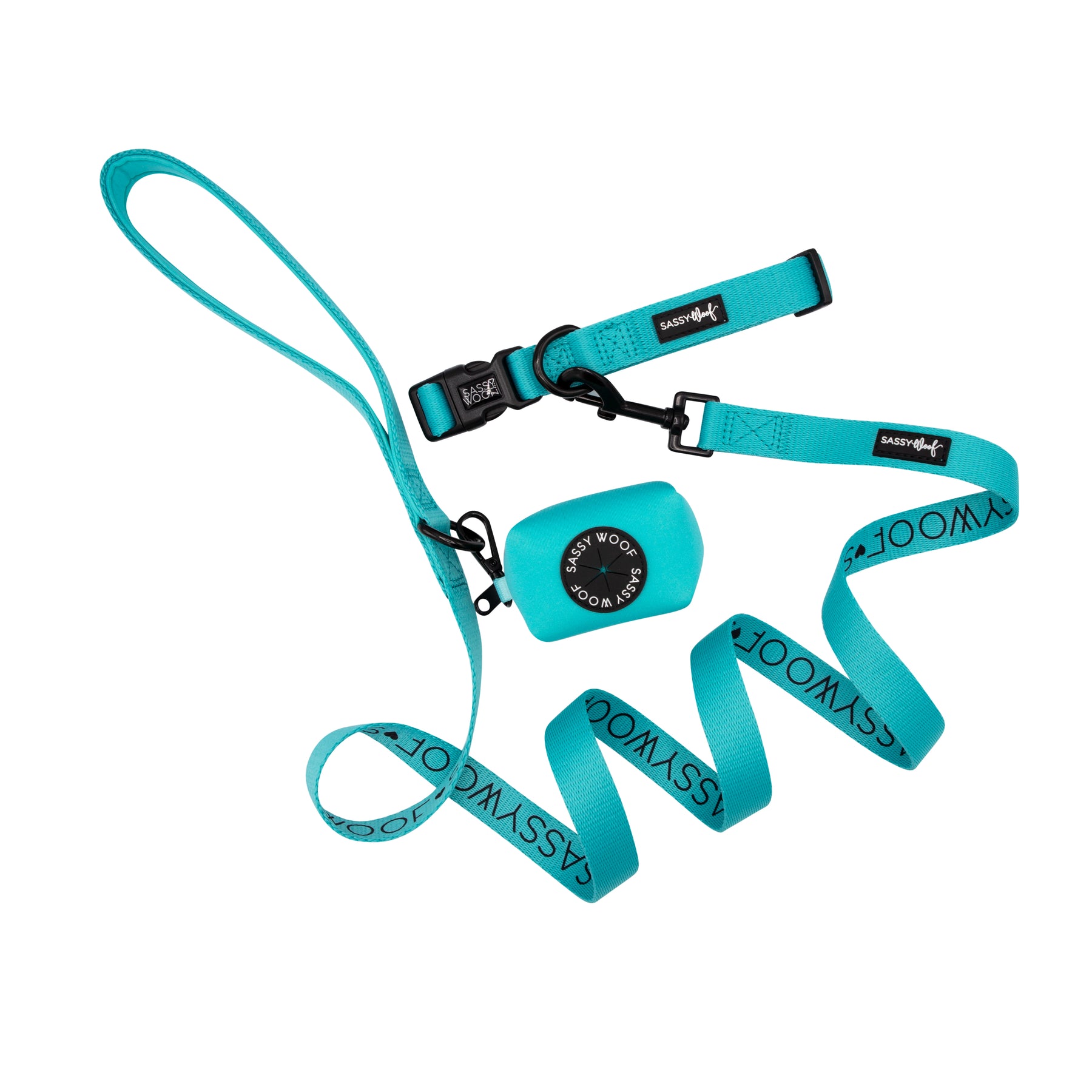 Collar 3 Piece Bundle - Neon Blue