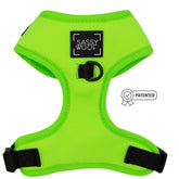 Dog Adjustable Harness - Neon Green