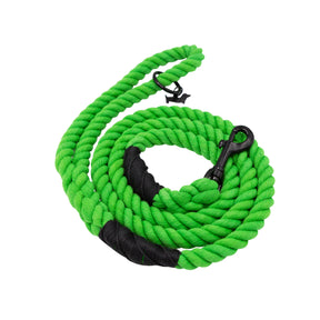 Dog Rope Leash - Neon Green