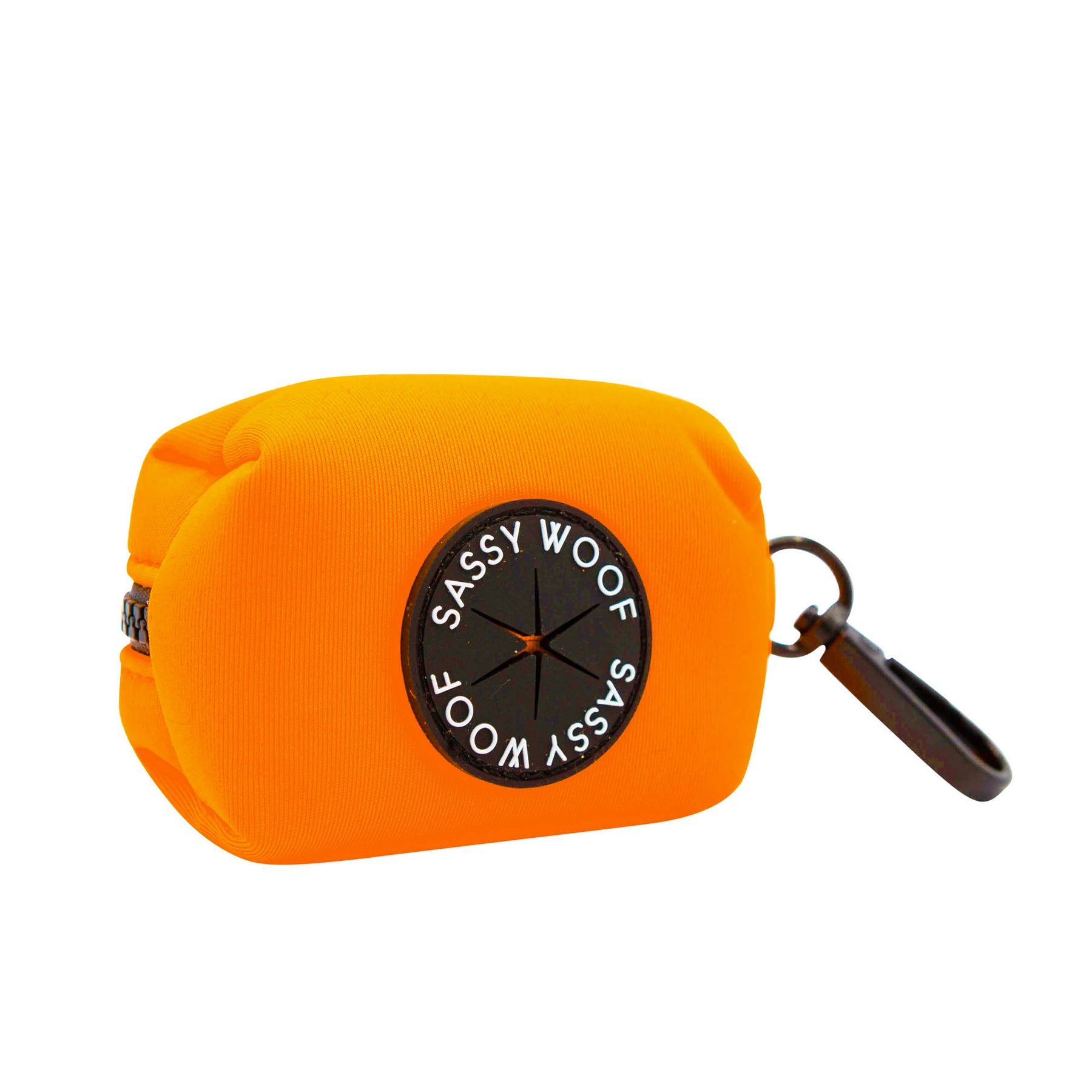 Dog Waste Bag Holder - Neon Orange