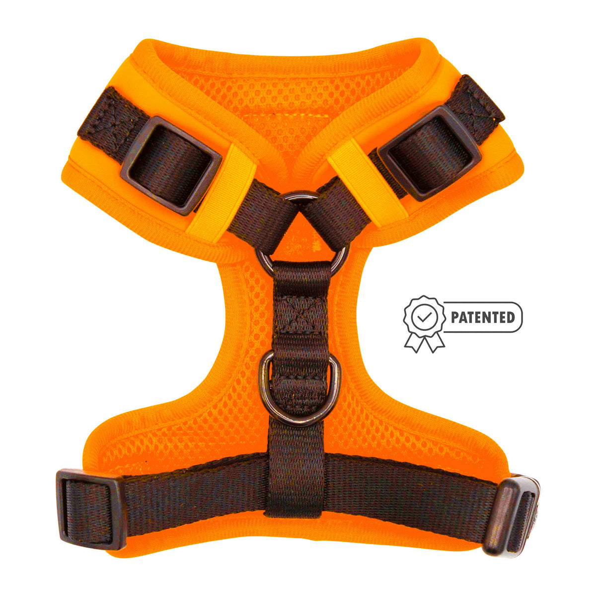 Dog Adjustable Harness - Neon Orange