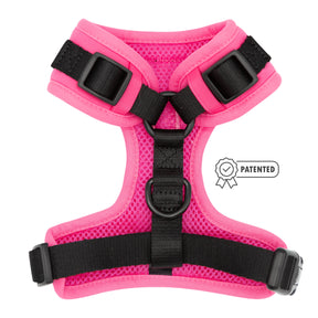 Dog Adjustable Harness - Neon Pink